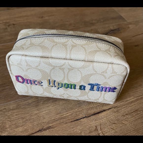 COACH-NWT Disney Cosmetics Bag-“Once Upon A Time” - Picture 11 of 13